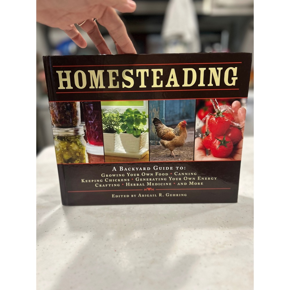 Homesteading A Backyard Guide Abigail R Gehring Hardcover Sustainable Living